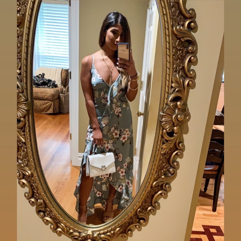 Vici Hi-Low Floral Dress